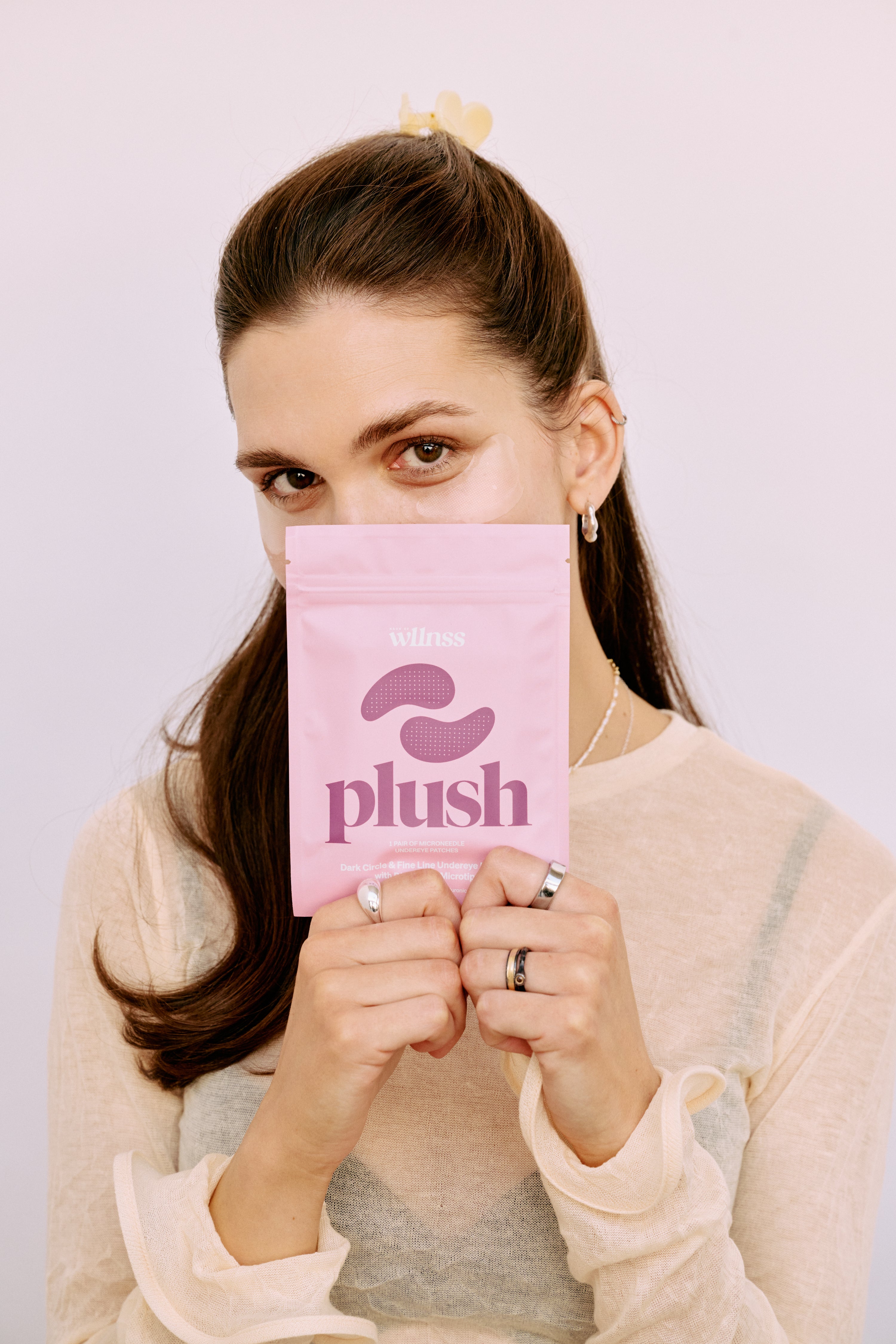 Plush Microneedle Undereye Patches